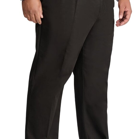 Comfortable Big and Tall Men's Pleated Pants with Sport Flex & Moisture-Wicking - Picture 3 of 8
